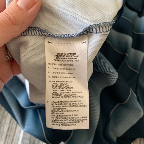 Adidas Striped Golf Shirt - Picture 6 of 7